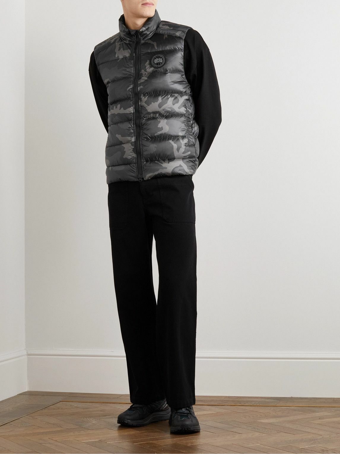 Canada Goose Crofton CamouflagePrint Quilted NylonRipstop Down