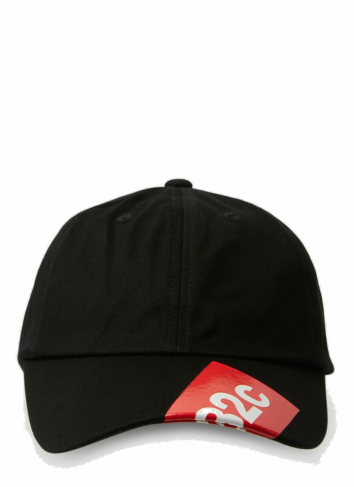Photo: Logo Tape Baseball Cap in Black