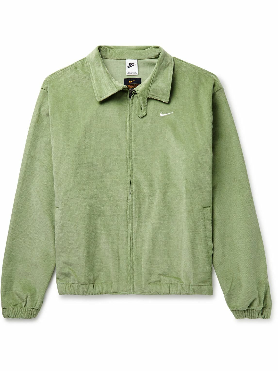 Nike - Harrington Cotton-Blend Corduroy Jacket - Green Nike