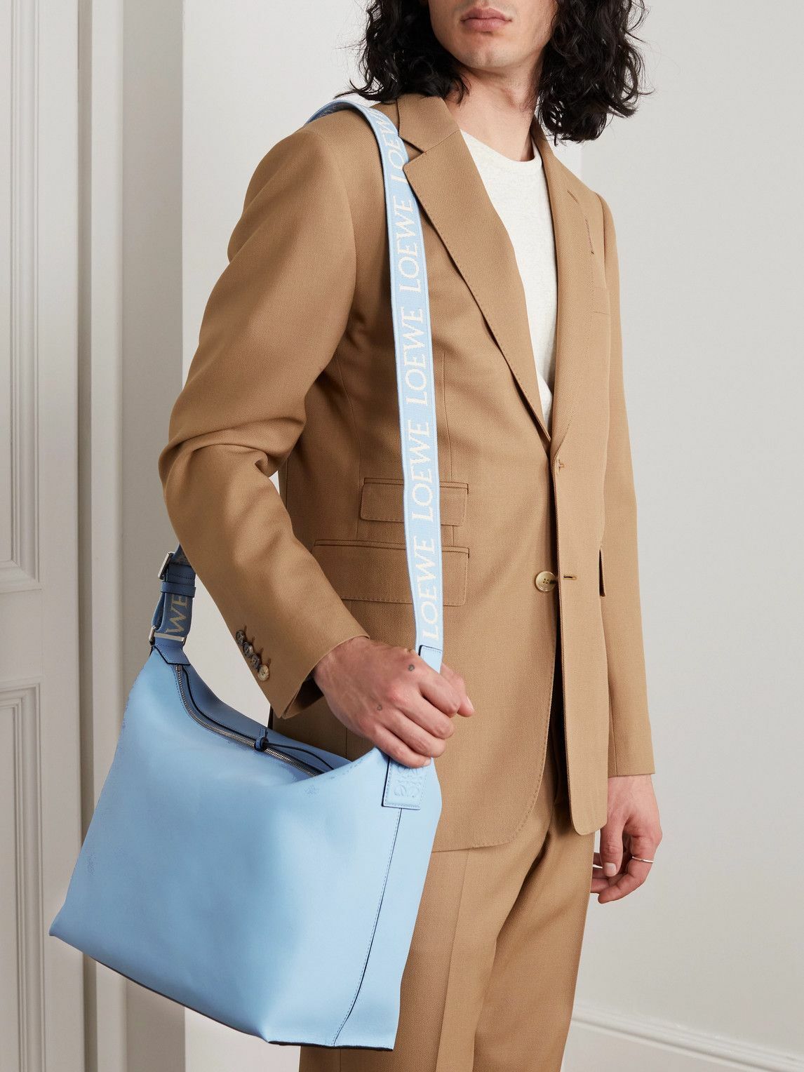 Loewe Cubi Leather Messenger Bag Loewe