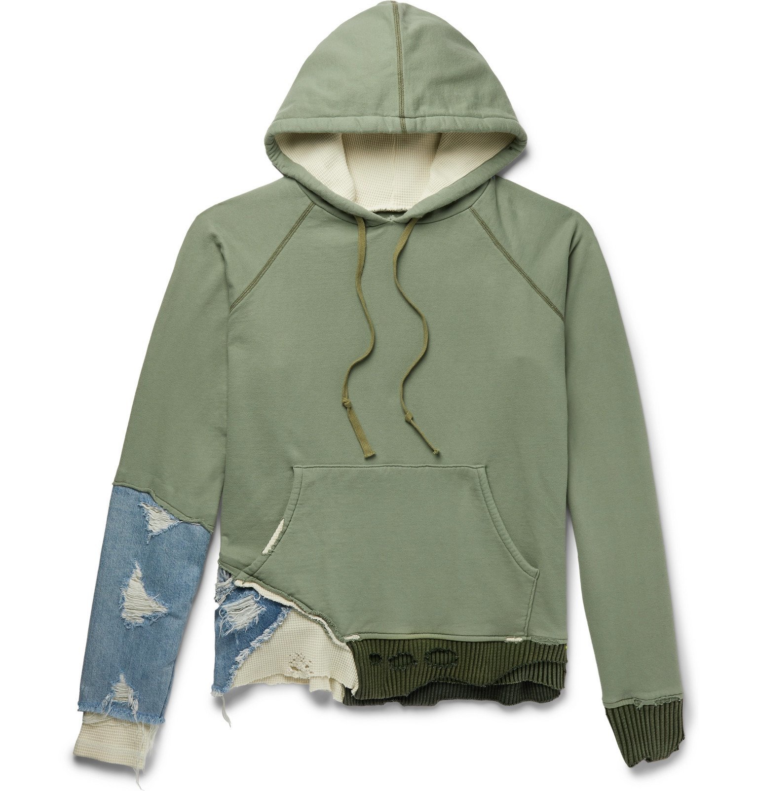 未使用 GREG LAUREN DESTROYED USA HOODIE フーディ パーカー グレッグ ...