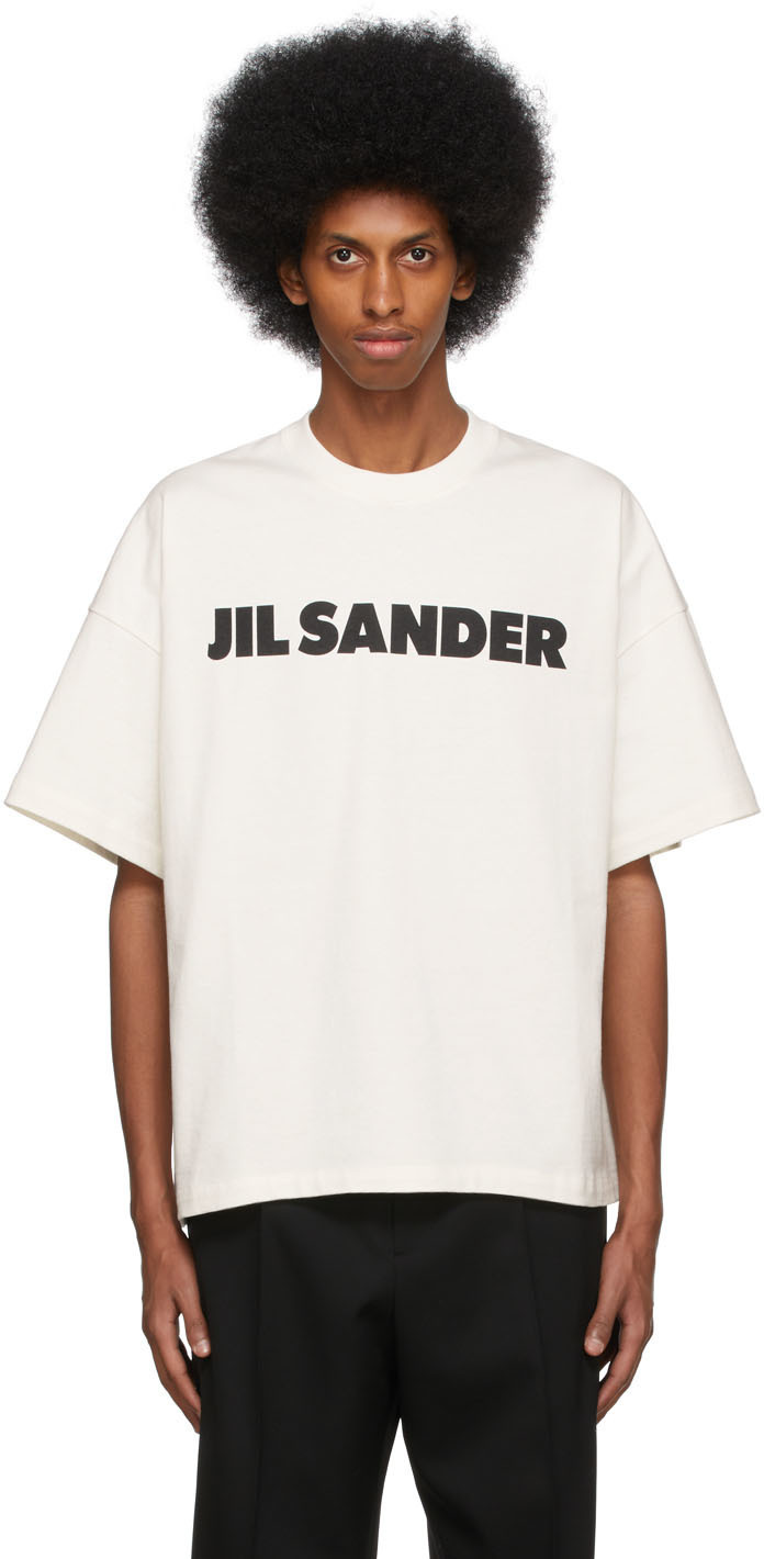 Photo: Jil Sander Off-White Logo T-Shirt