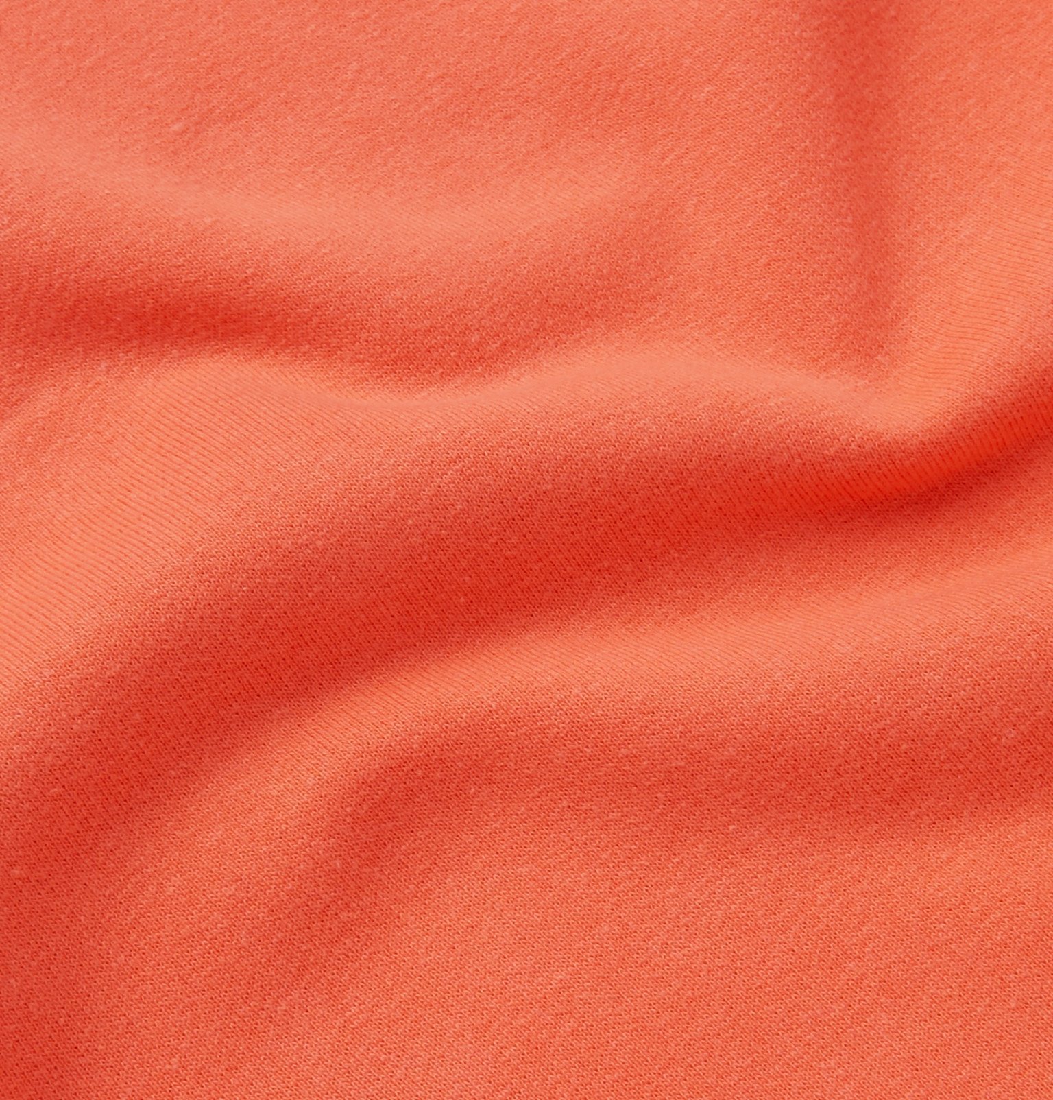 visvim - Jumbo Loopback Cotton-Jersey Hoodie - Orange Visvim