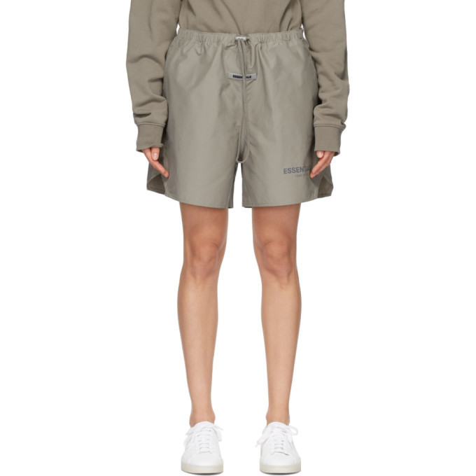 Essentials Taupe Volley Shorts Essentials