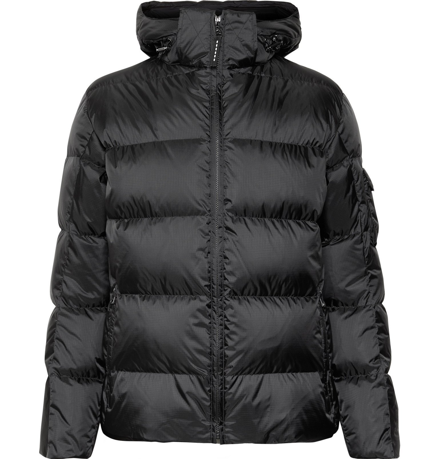 Bogner - Simon-D Suede-Trimmed Quilted Ripstop Hooded Down Ski Jacket ...