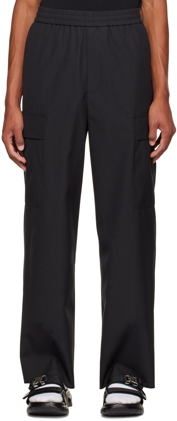Photo: Givenchy Gray Oversized Trousers