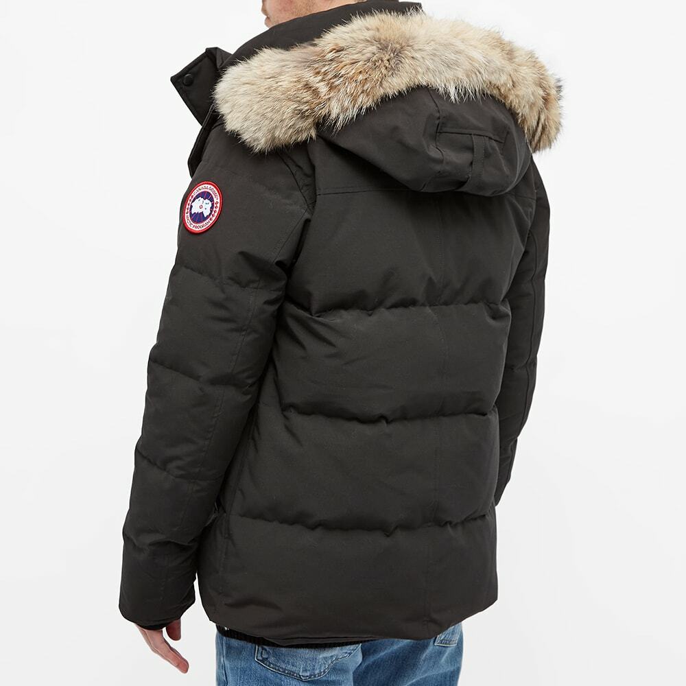 Canada Goose Men's Wyndham Parka Jacket in Black Canada Goose
