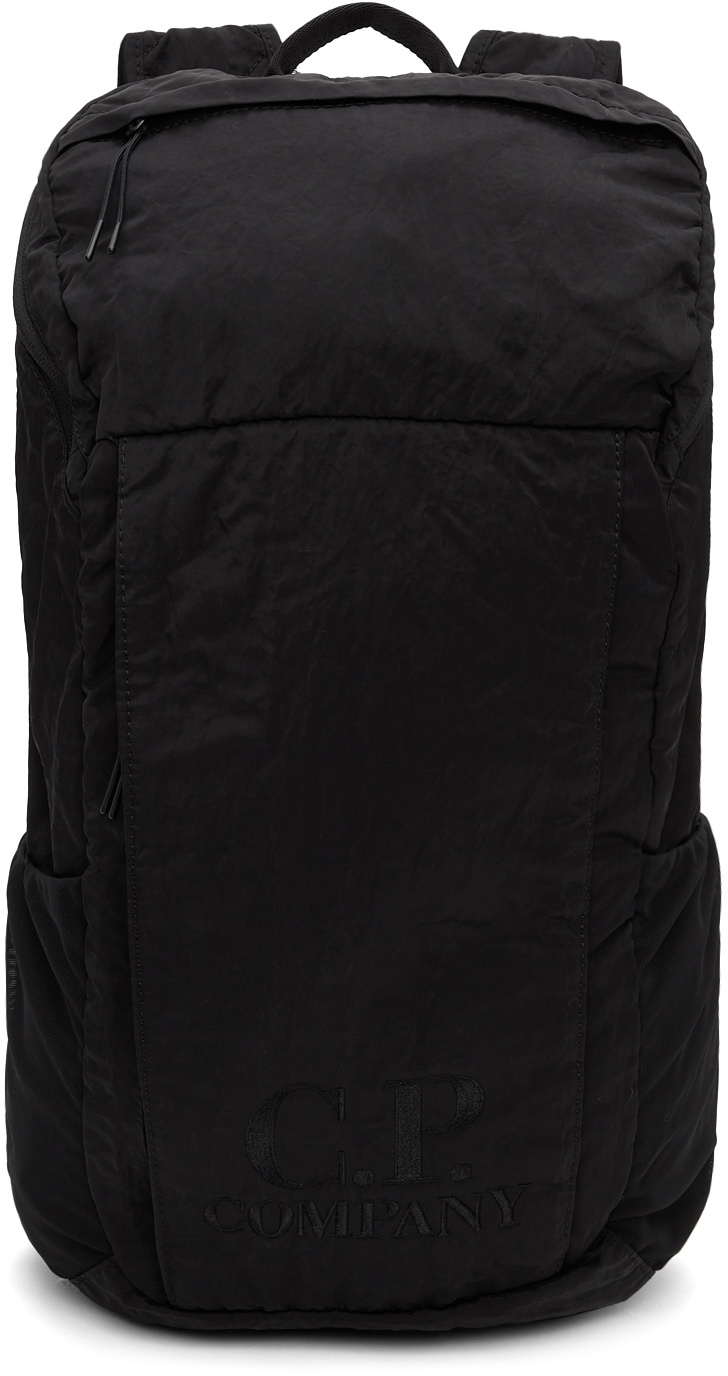 C.P. Company Black Nylon B Backpack C.P. Company