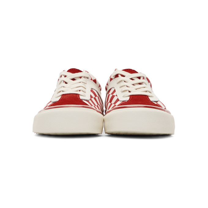 Vans Red and White Checkerboard Bold NI Sneakers Vans