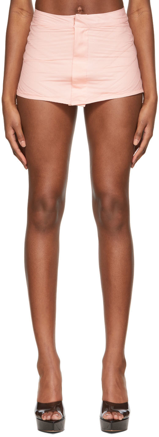Sia Arnika SSENSE Exclusive Pink Mini Skirt