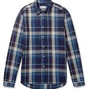 Oliver Spencer - New York Special Checked Indigo-Dyed Cotton-Twill Shirt - Indigo
