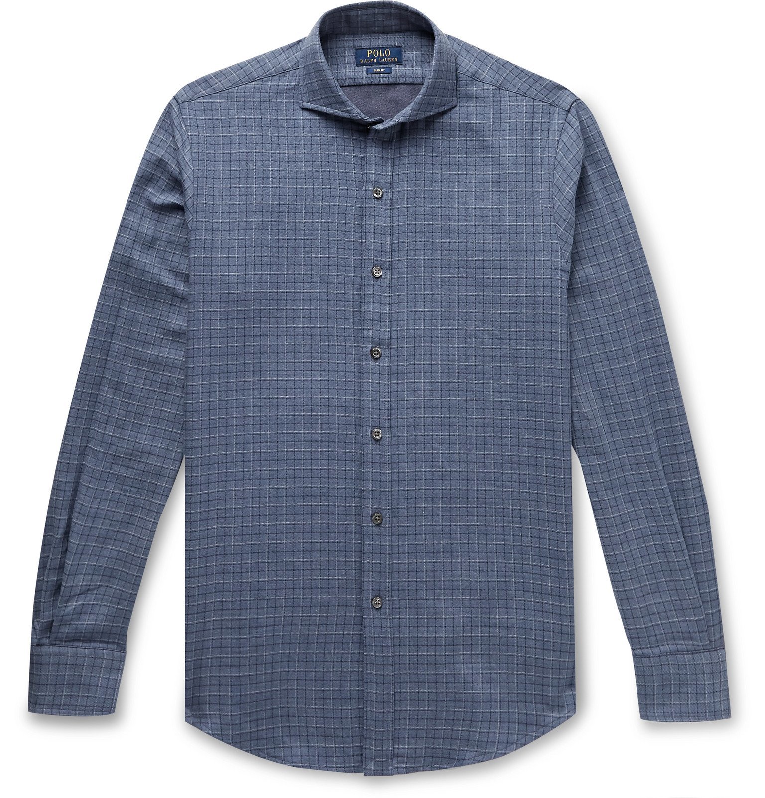 Polo Ralph Lauren - Slim-Fit Checked Double-Faced Cotton-Flannel Shirt ...