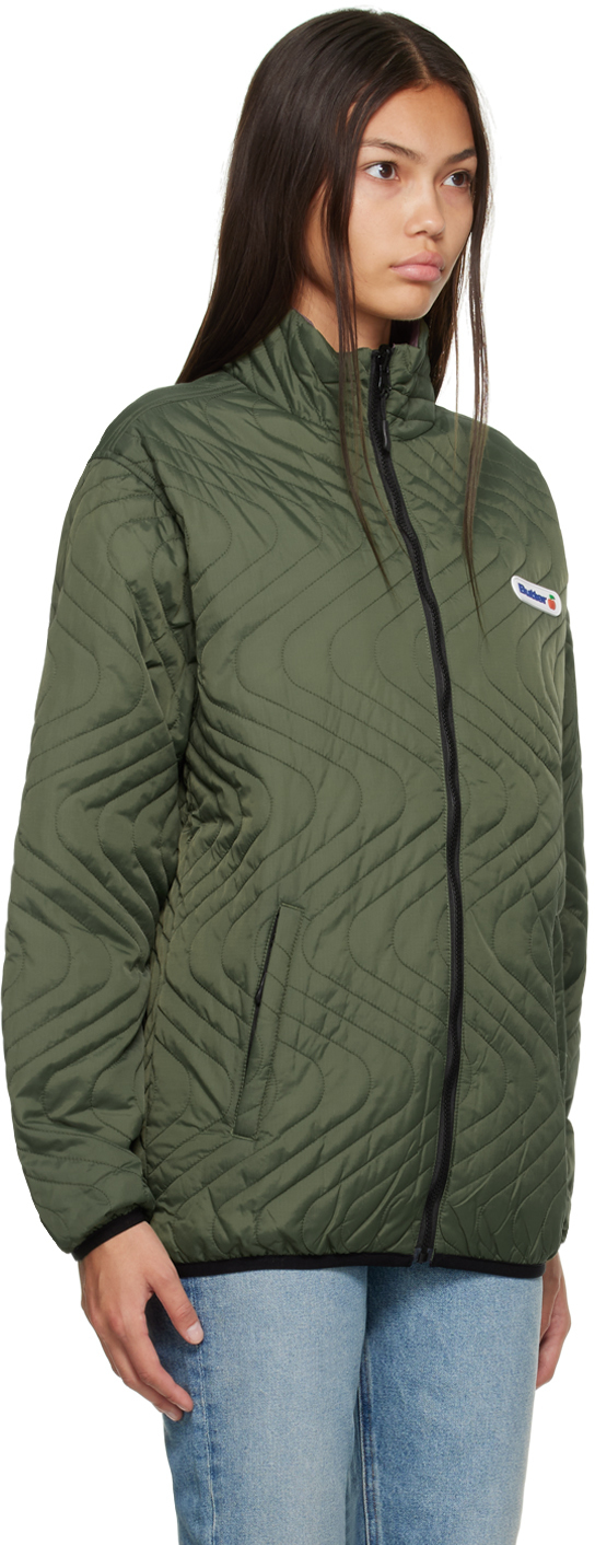 Butter Goods Green Reversible Quilted Jacket Butter Goods