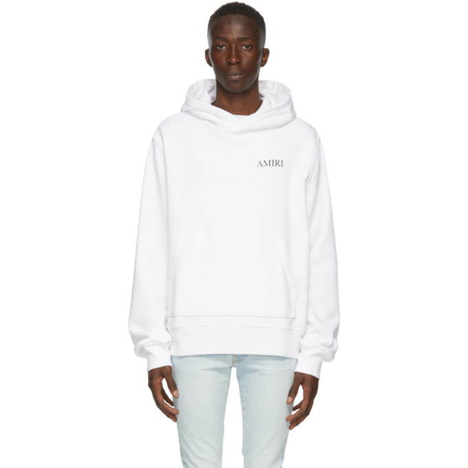 Amiri White Banana Tree Hoodie Amiri