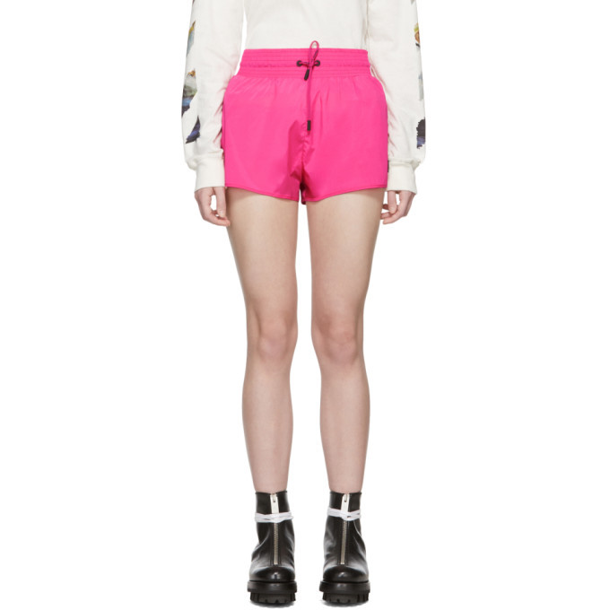 off white pink shorts