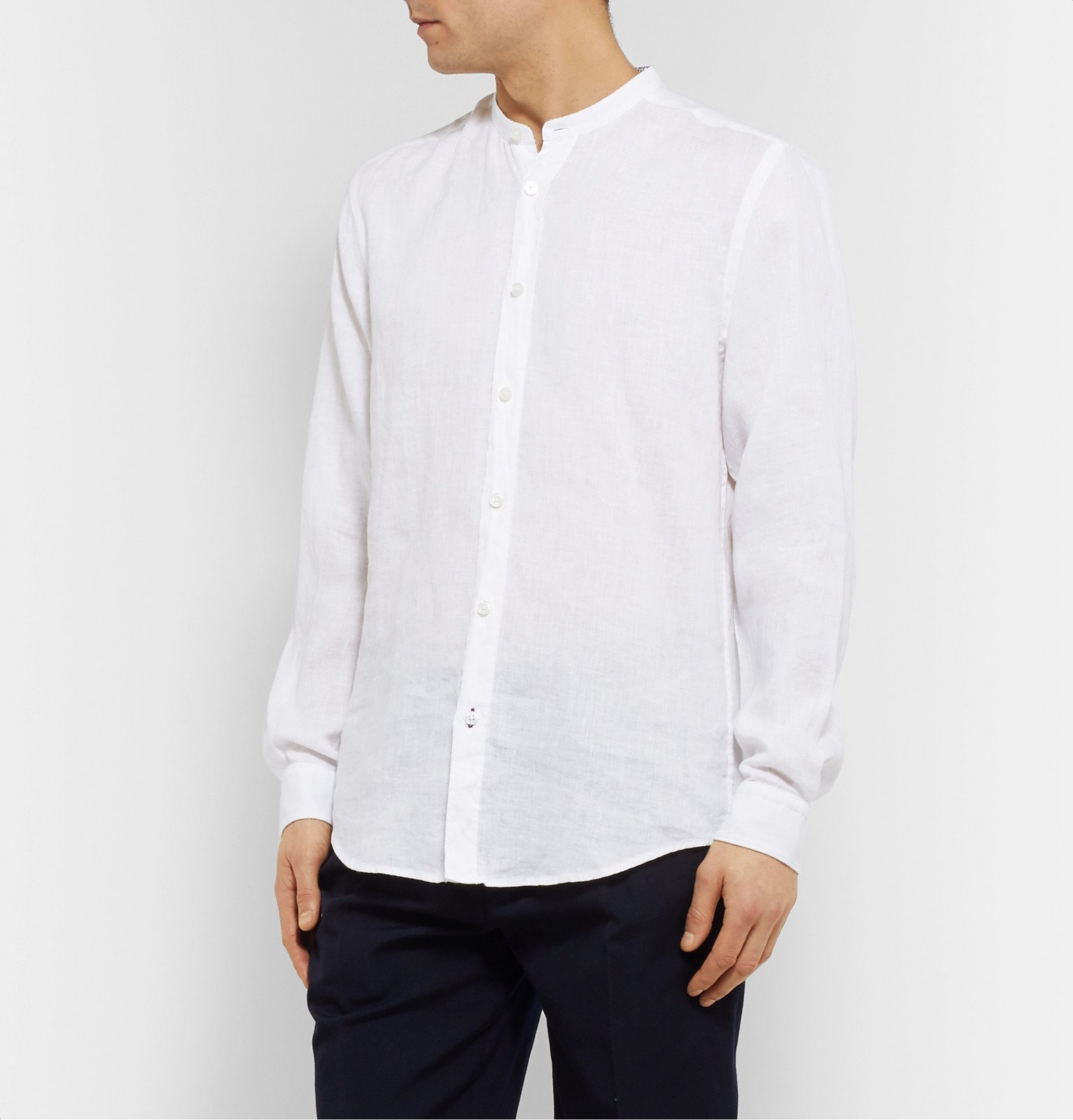 hugo boss grandad shirt