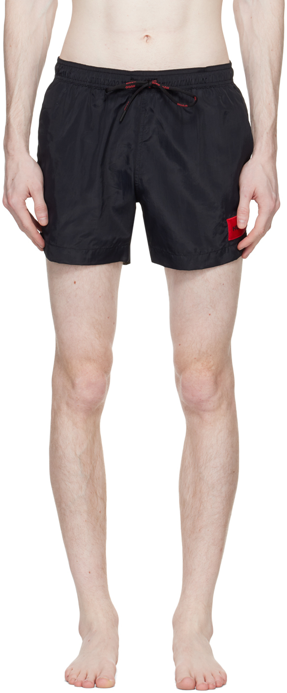 Hugo Black Quick Drying Swim Shorts Hugo Boss