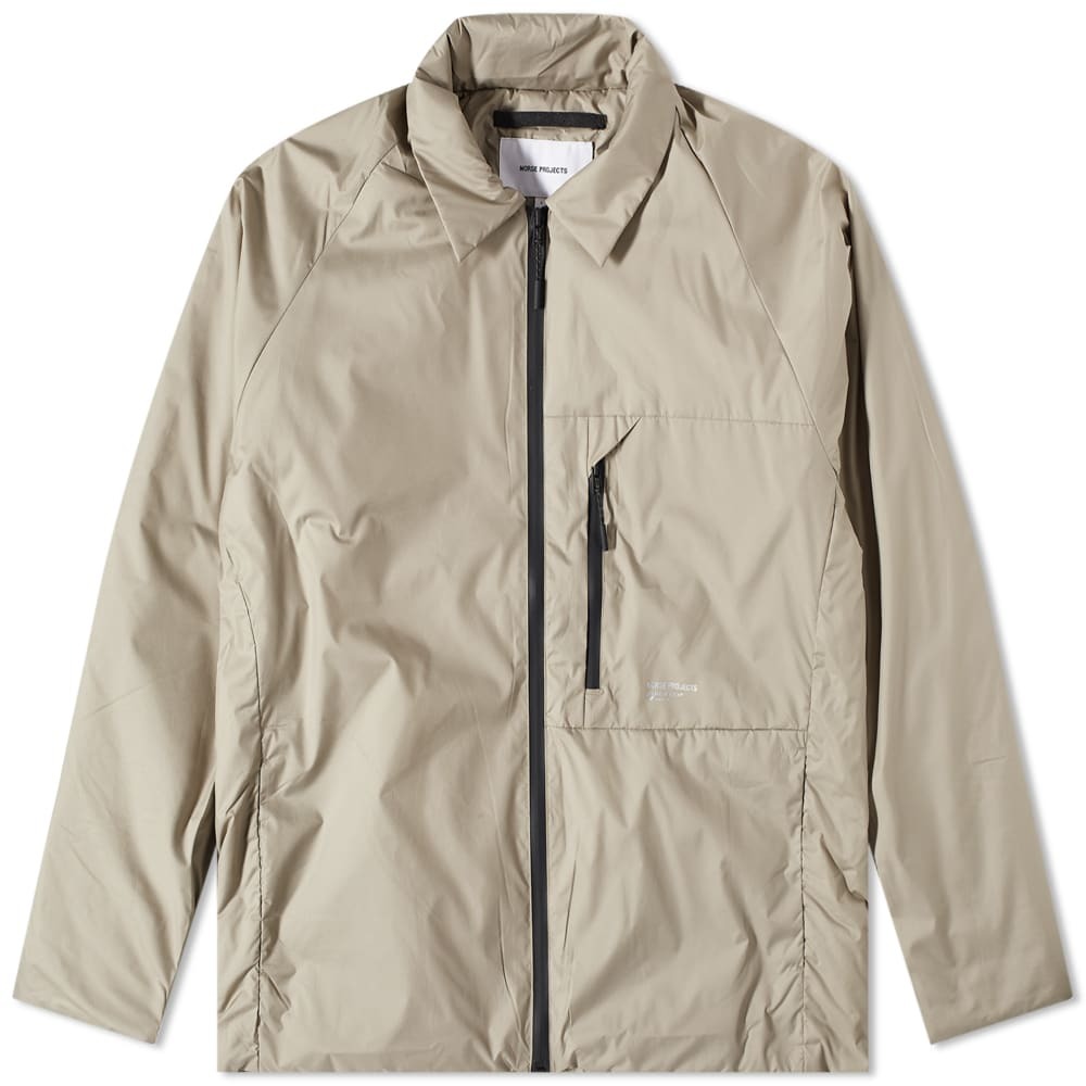 Norse Projects Men's Alta Light Pertex Jacket in Mid Khaki Norse Projects