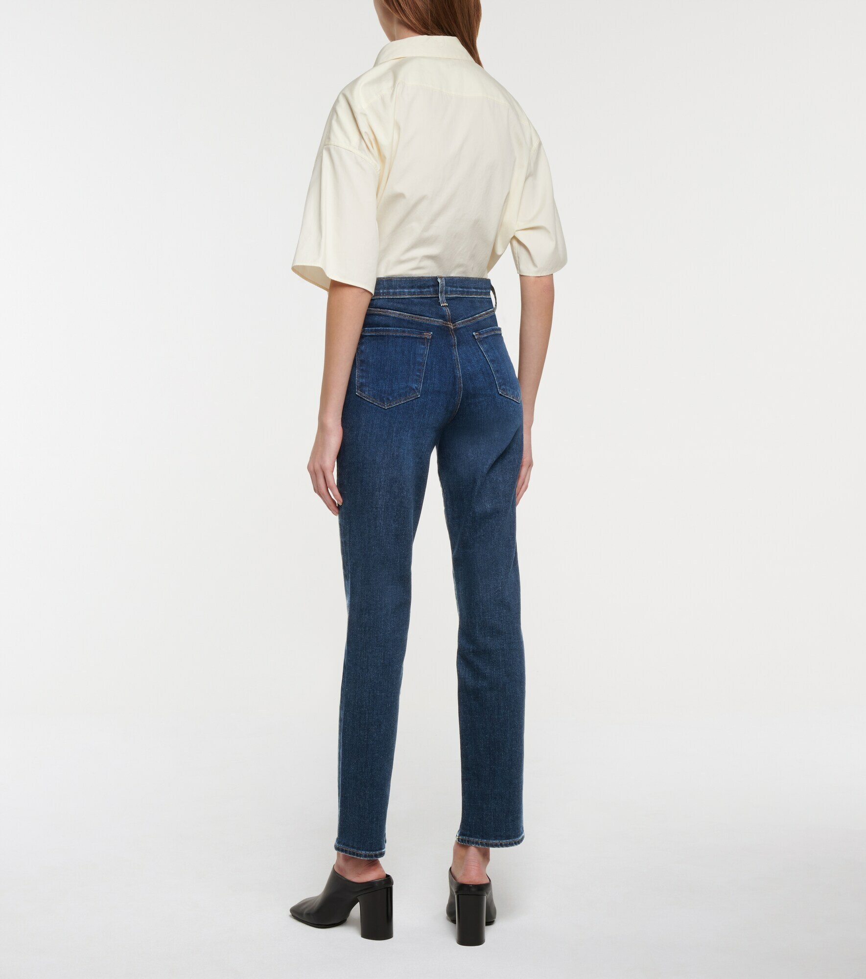 J Brand - Tegan high-rise straight jeans J Brand