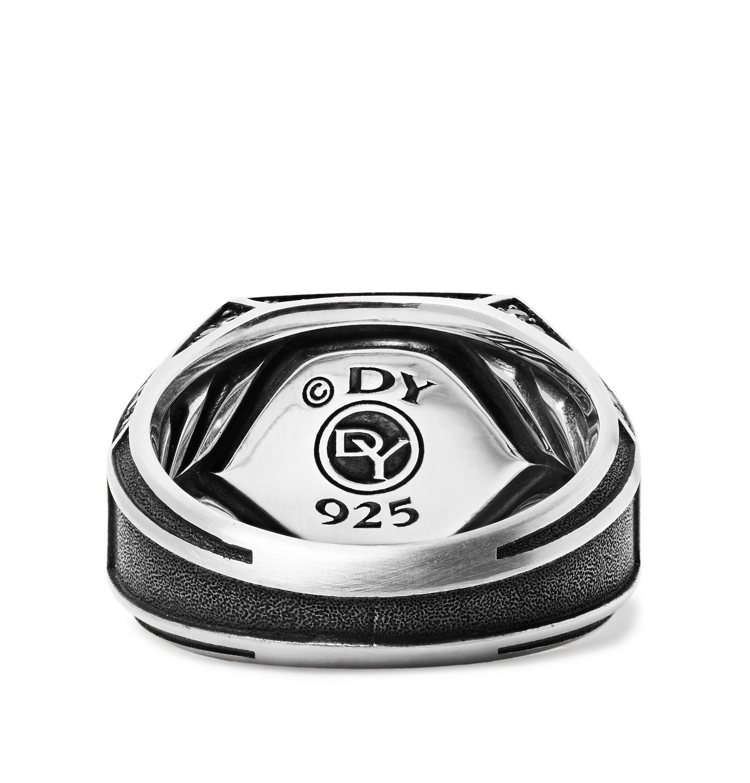 David Yurman Sterling Silver Diamond Ring Silver David Yurman
