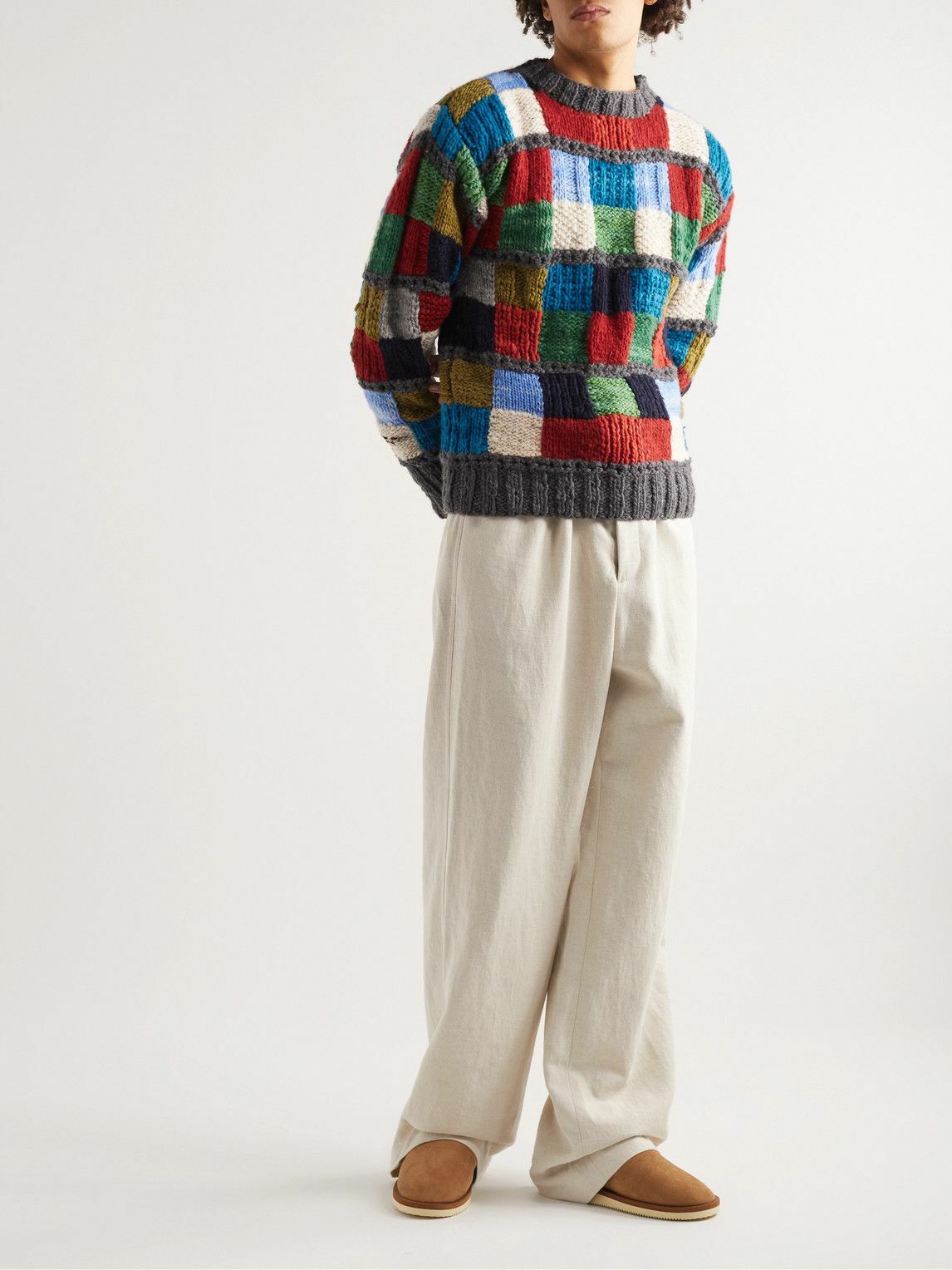 Chamula - Crocheted Merino Wool Sweater - Multi Chamula