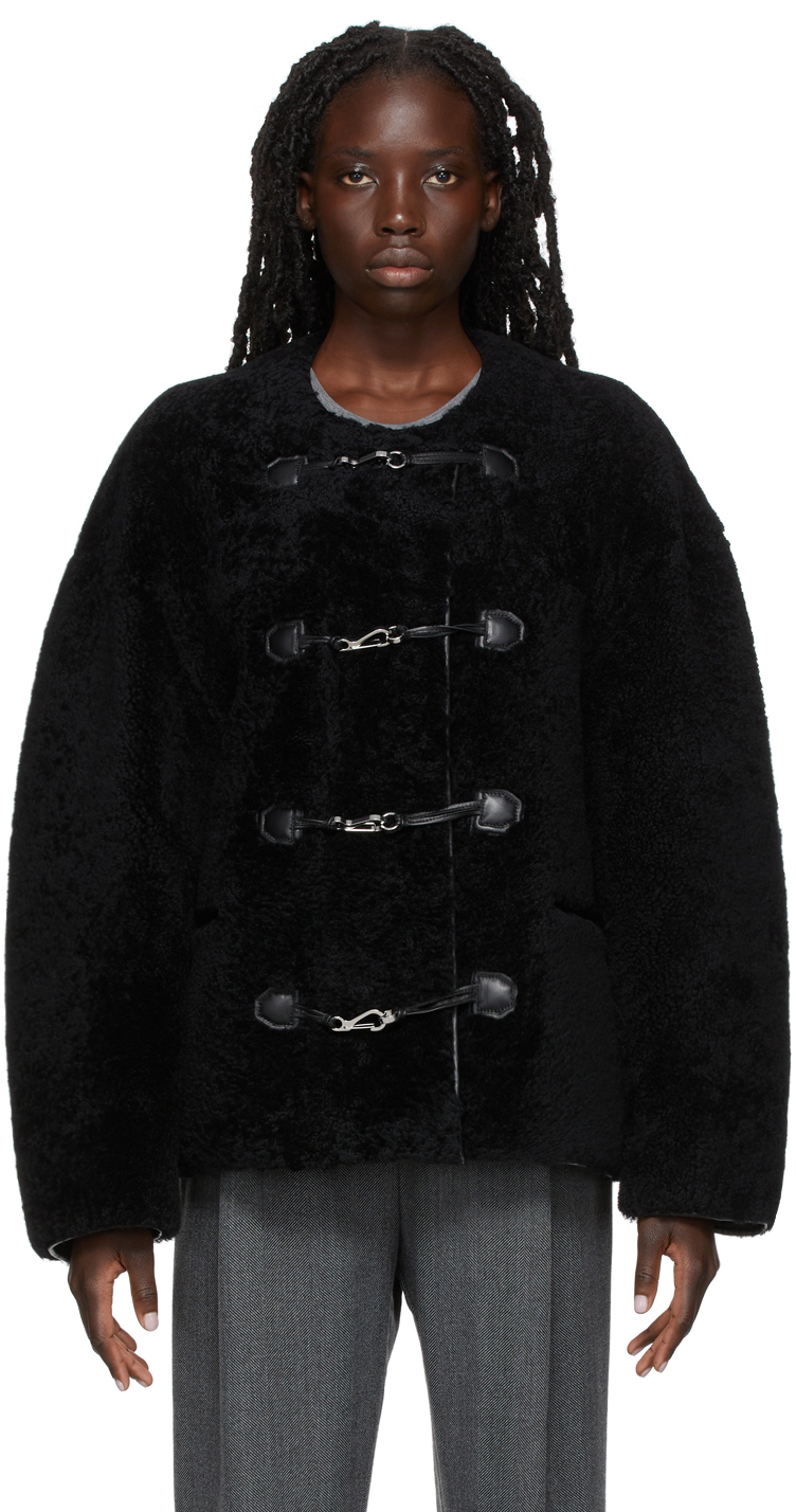 toteme shearling coat