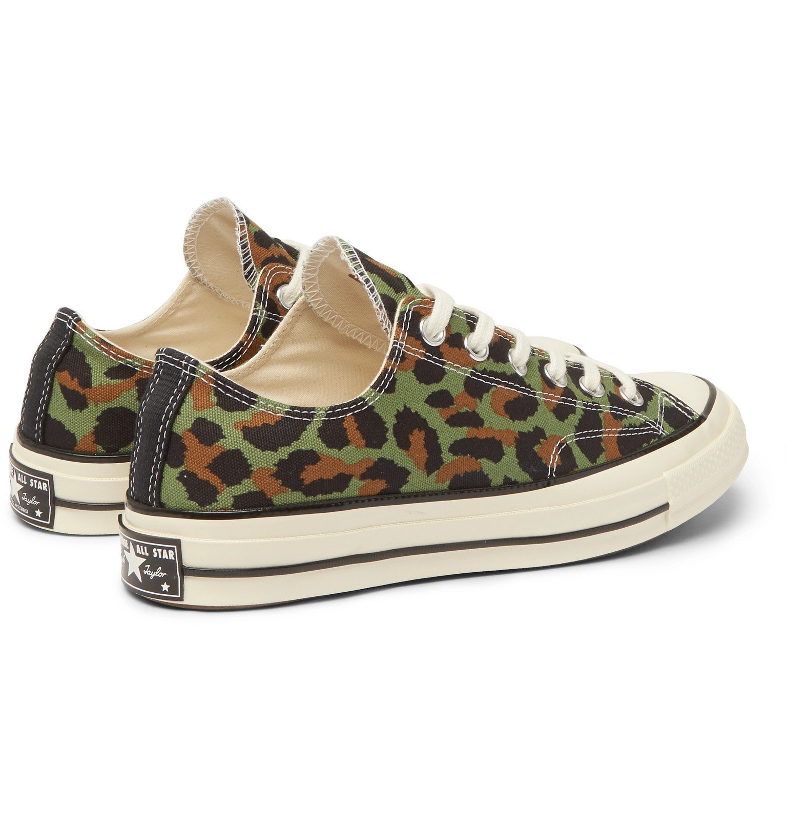brown leopard print converse