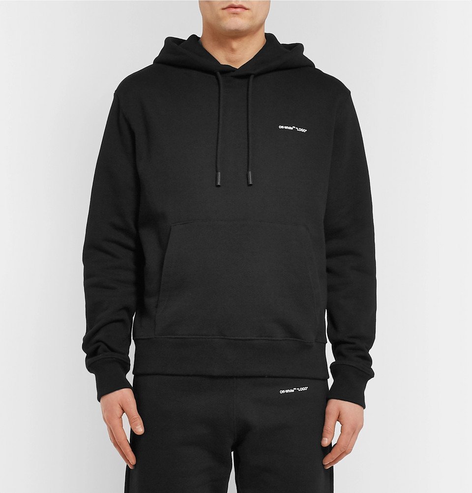 Slim-Fit Logo-Print Loopback Cotton 