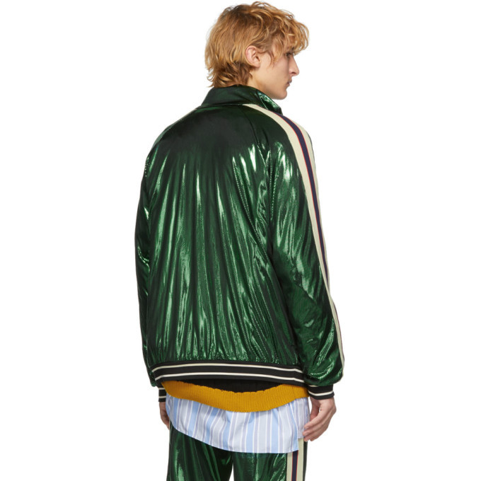 gucci laminated jacket