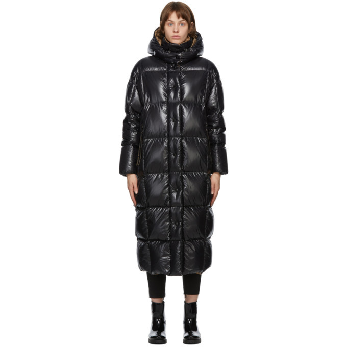 moncler parnaiba long nylon puffer coat