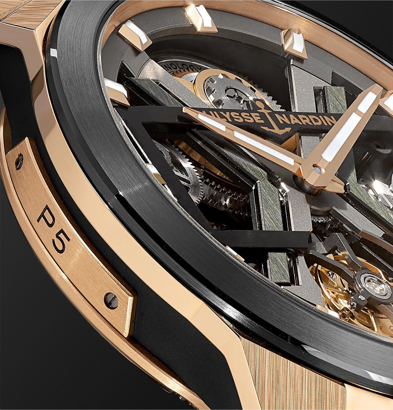 Ulysse Nardin - Blast Automatic Tourbillon Skeleton 45mm 18-Karat Rose ...