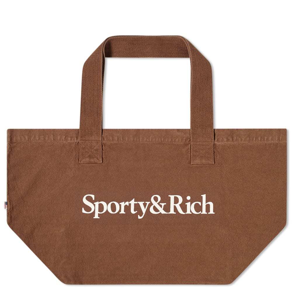 Sporty & Rich Serif Logo Tote Bag Sporty & Rich