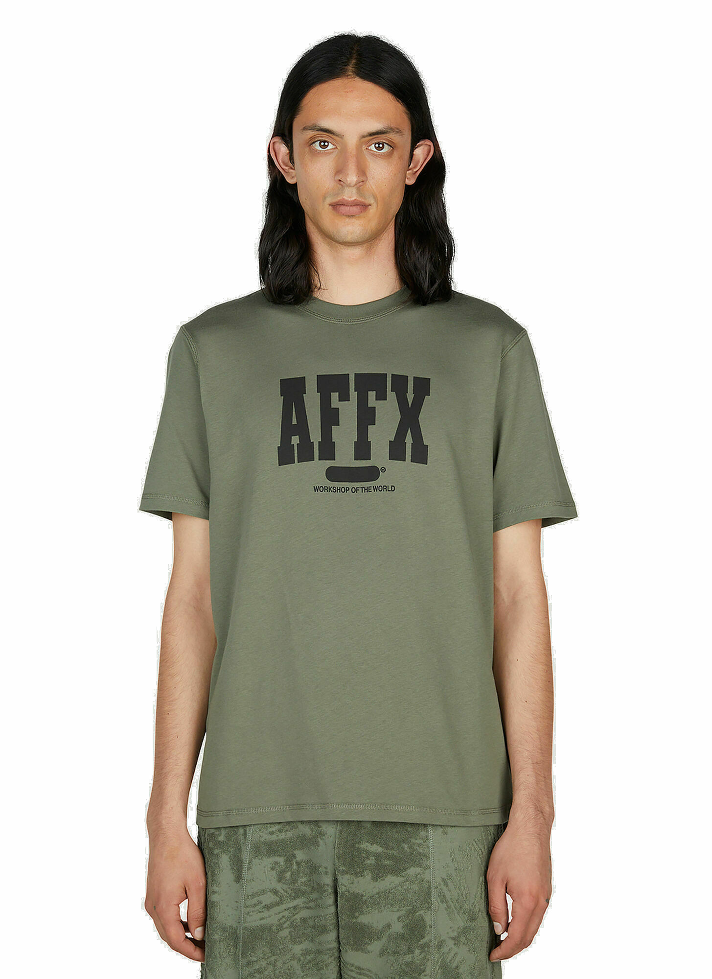 AFFXWRKS - Varsity T-Shirt in Green AFFXWRKS