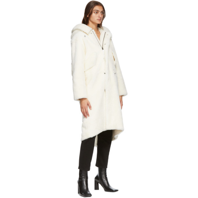 Mr and Mrs Italy White Nick Wooster Edition Shearling Parka Mr and Mrs ...