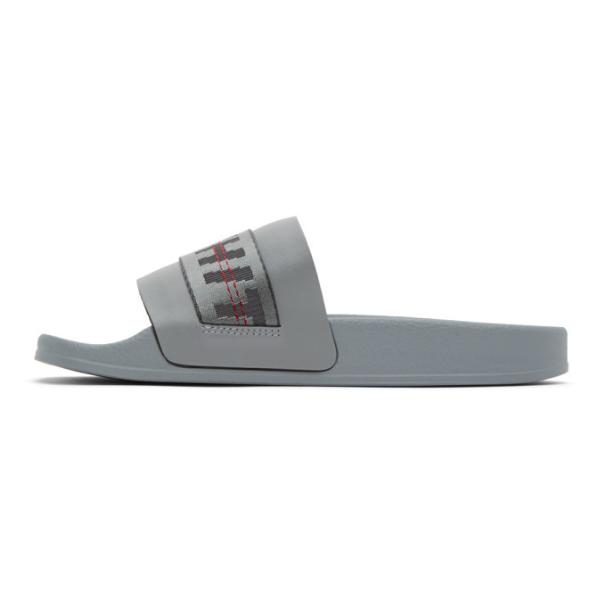 off white sliders grey