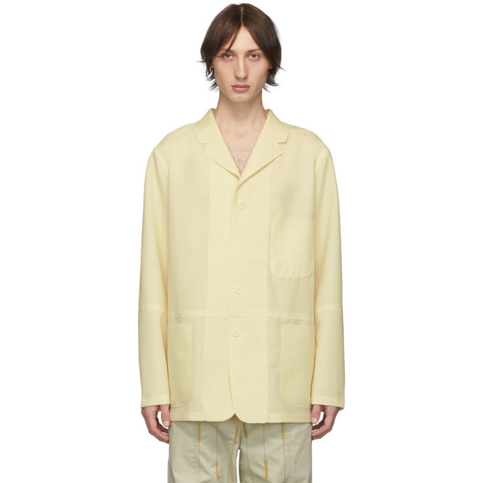 jacquemus white blazer