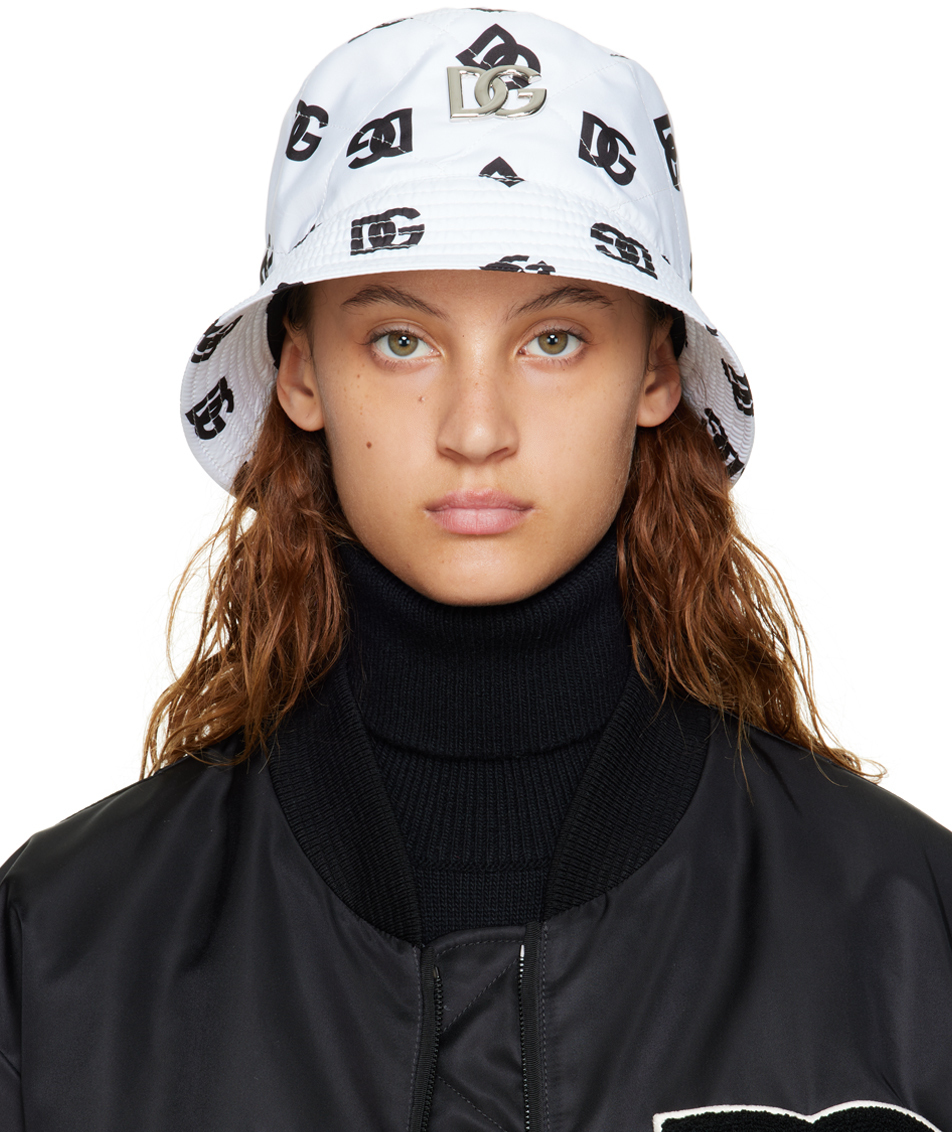 Photo: Dolce & Gabbana Black & White DG Bucket Hat