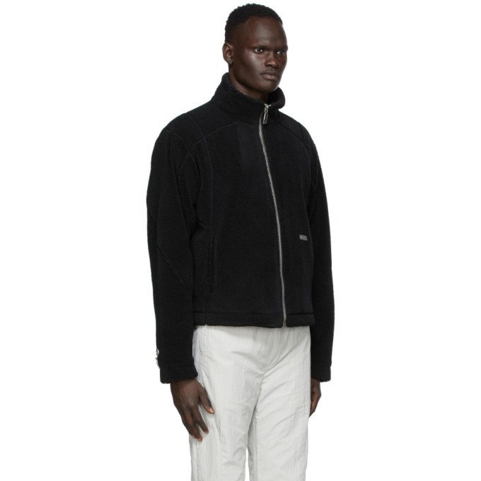 C2H4 Black Fleece Intervein Stitch Jacket C2H4