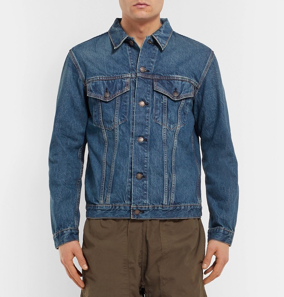 OrSlow - Washed-Denim Jacket - Blue orSlow