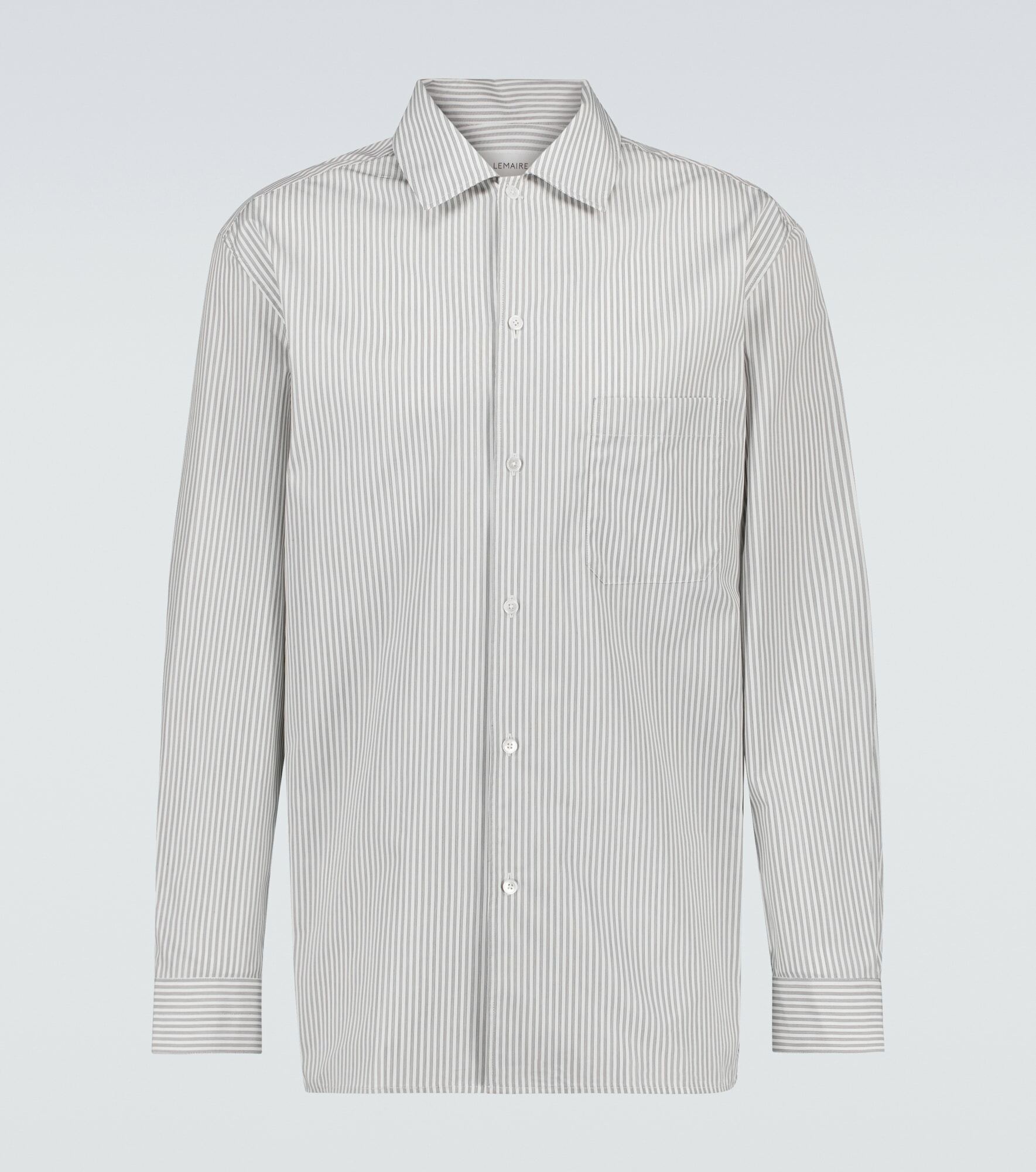 Lemaire - Striped cotton shirt Lemaire