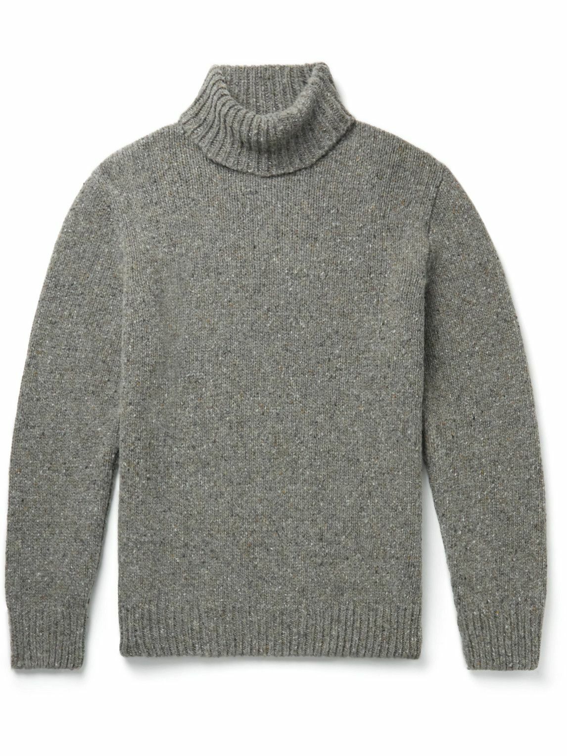 Universal Works WoolBlend Rollneck Sweater Gray Universal Works