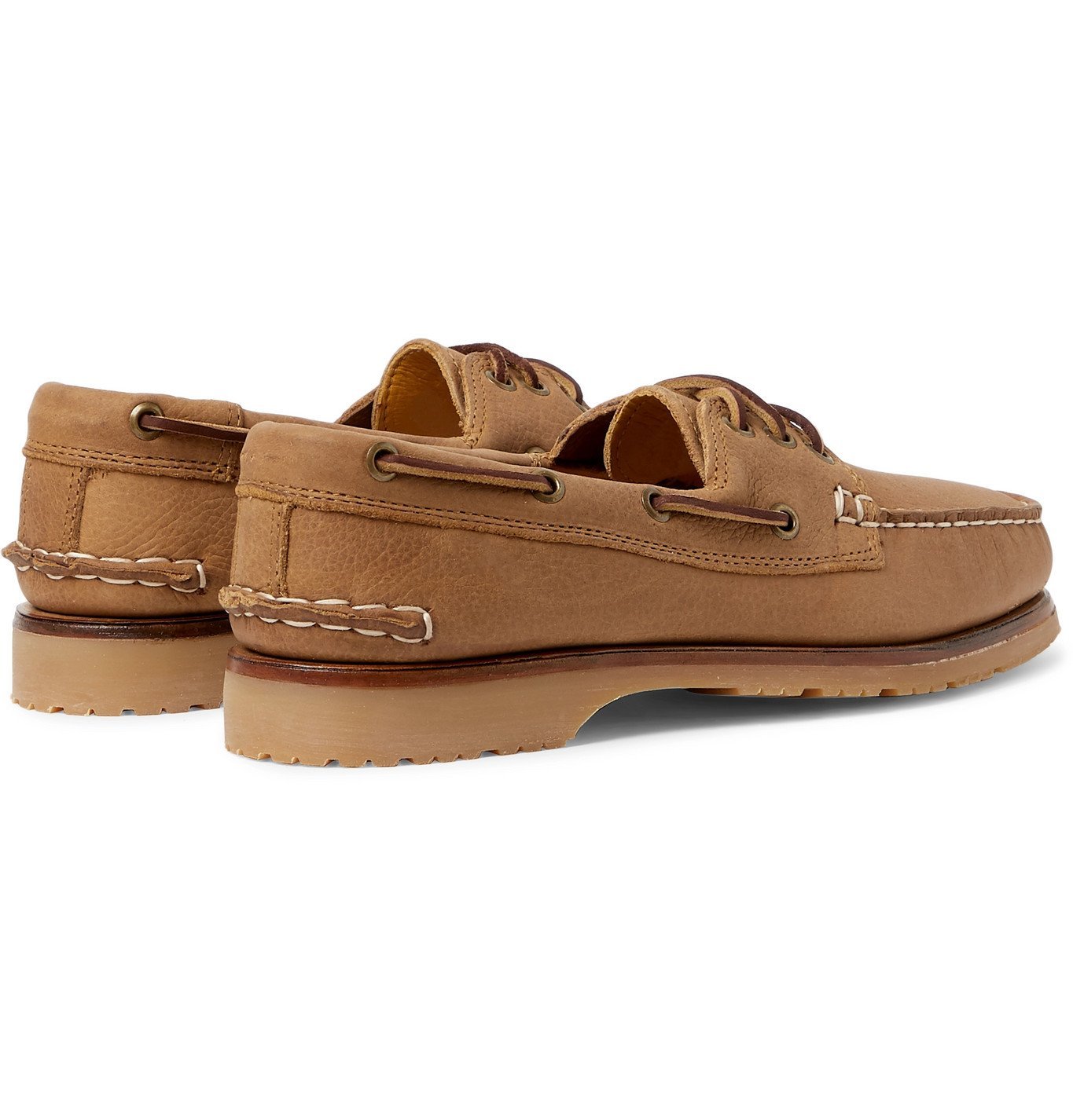 quoddy leather boat shoes
