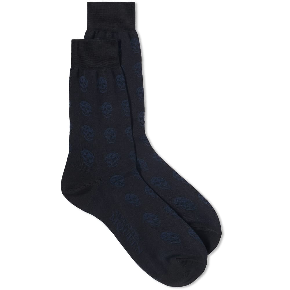 Alexander McQueen Skull Intarsia Sock Alexander McQueen