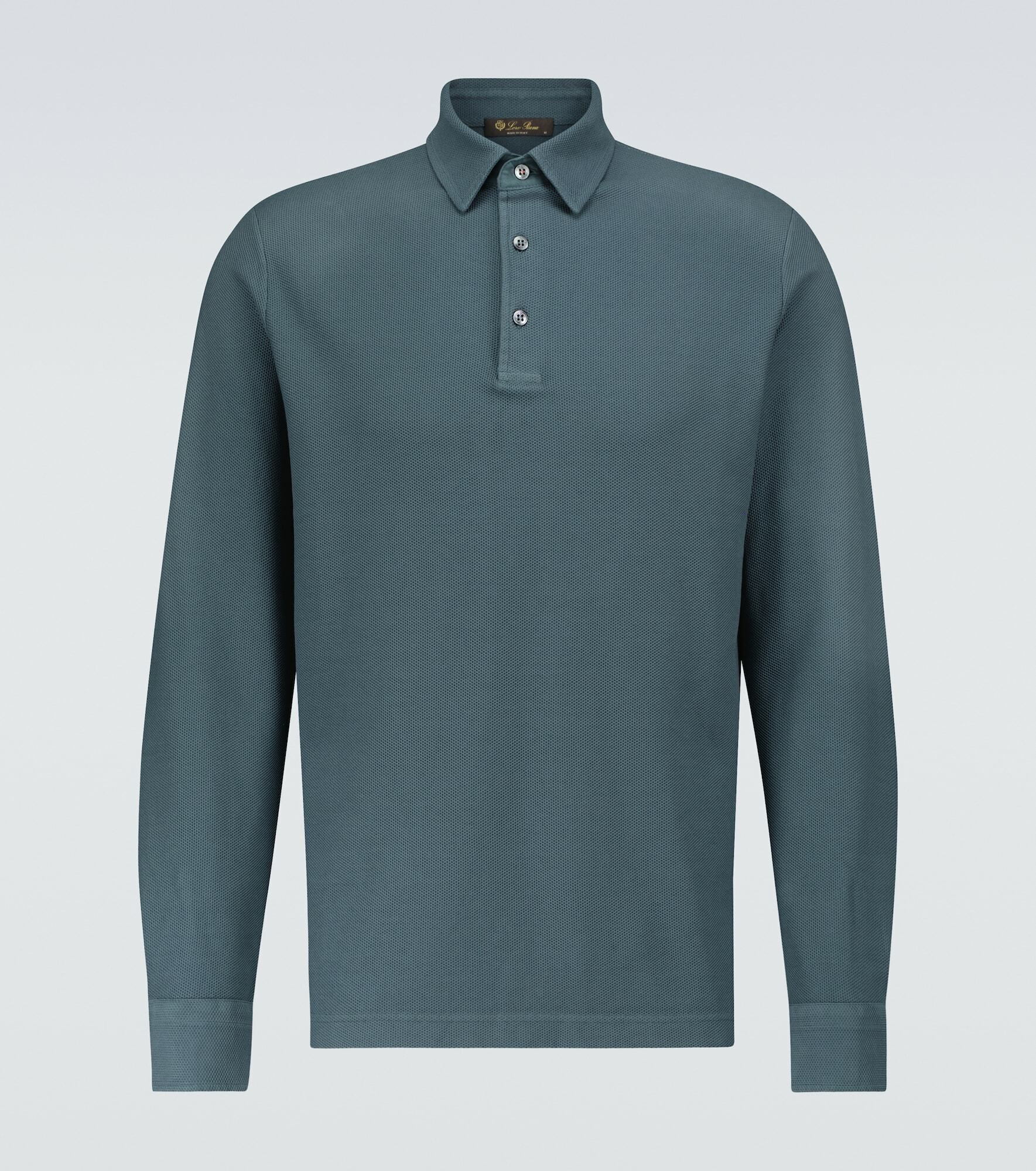 Loro Piana - Long-sleeved polo shirt Loro Piana