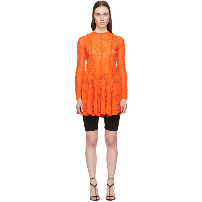 stella mccartney orange dress