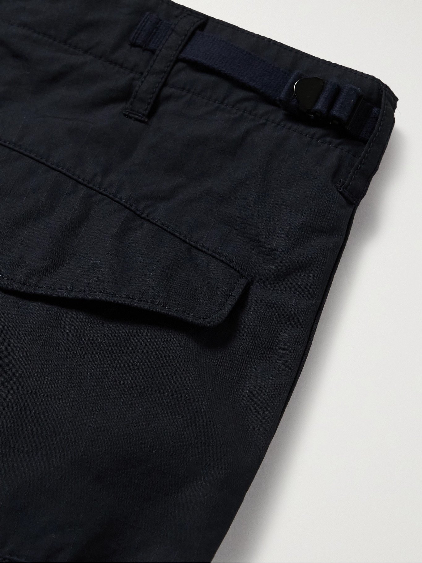 BEAMS PLUS - Cotton-Ripstop Cargo Shorts - Blue Beams Plus