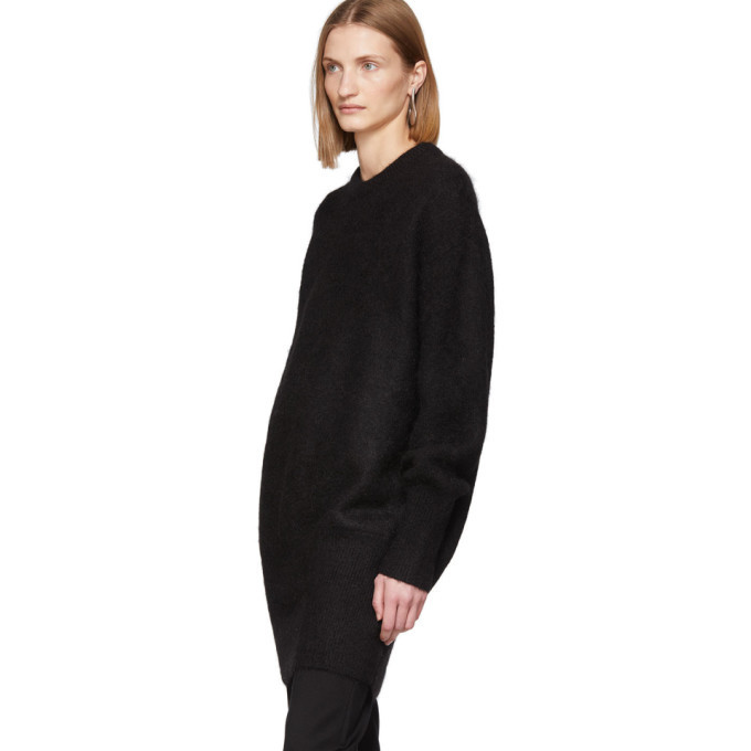 Toteme Black Alpaca Biella Sweater Dress Toteme