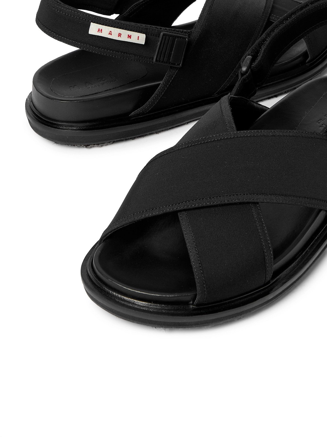 MARNI - Fussbett Neoprene Sandals - Black Marni