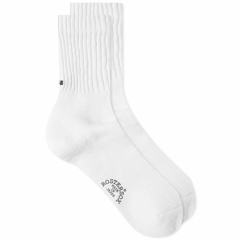 Rostersox Love & Peace Socks in White Rostersox
