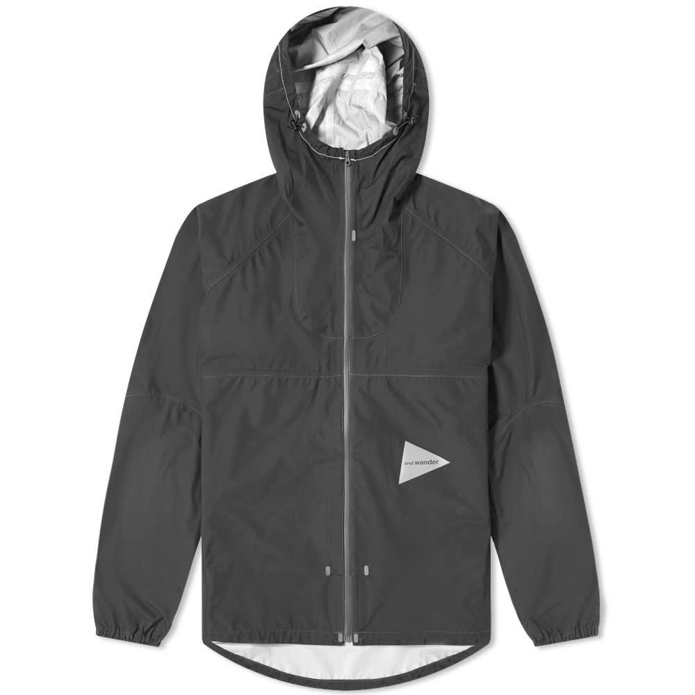 And Wander 3L Light Rain Jacket and Wander